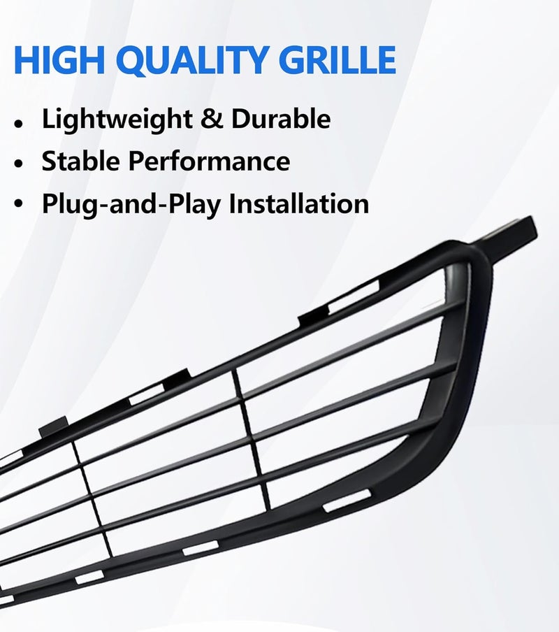 YUWUTF Front Bumper Lower Grille Compatible With 2009 2010 Toyota Corolla CE LE S XLE XRS Replacement for TO1036111 5311202120 Direct Replacement - Image 3